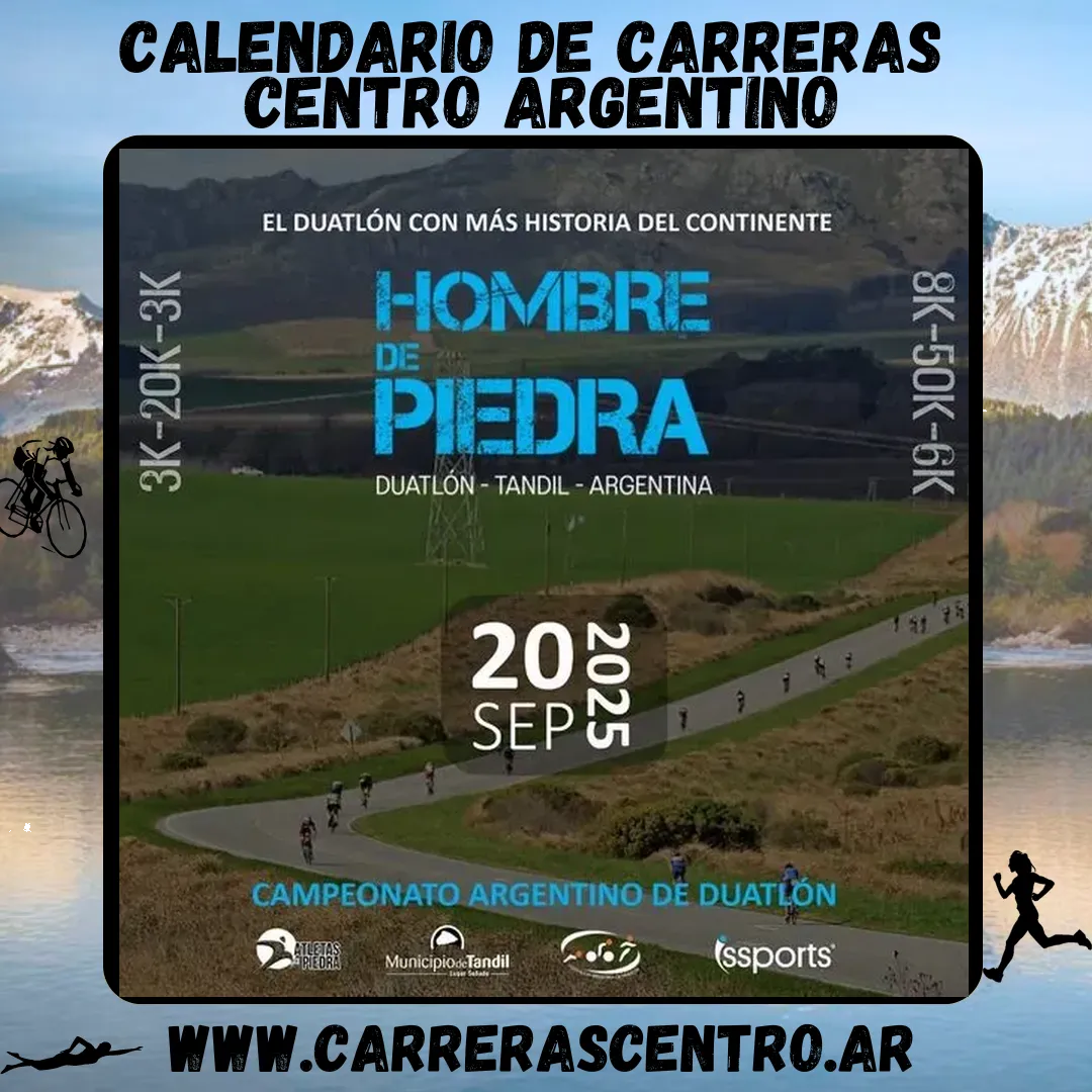 Flyer de Asics Hombre de Piedra 2025