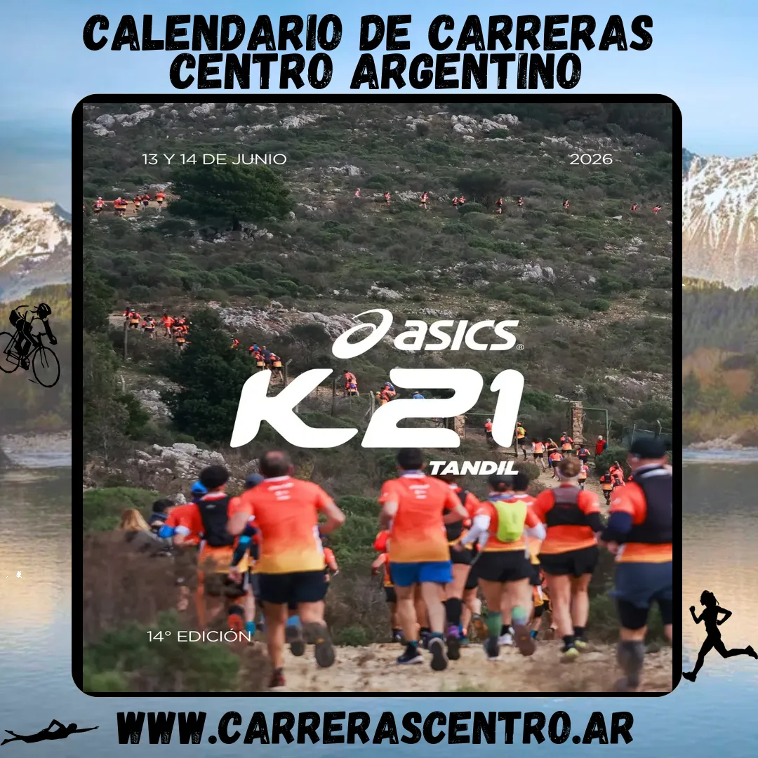 Flyer de ASICS K21 Tandil 2026