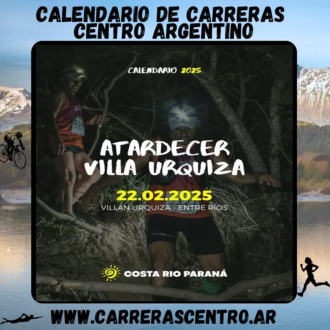Flyer de Atardecer Villa Urquiza 2025