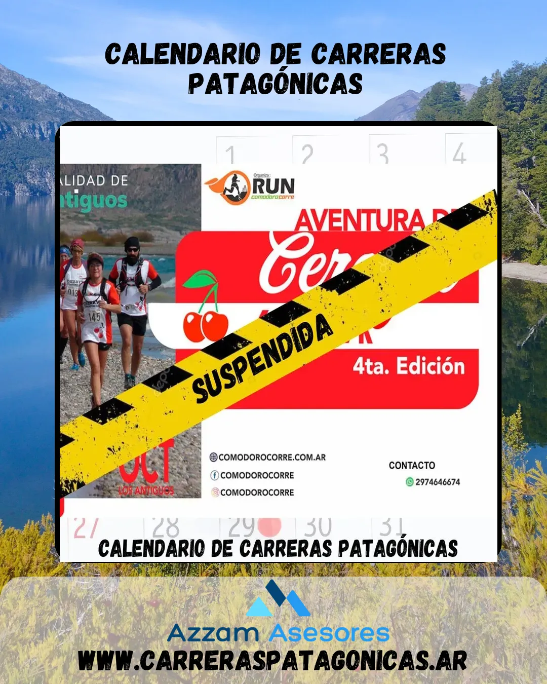 Flyer de Aventura del Cerezal 2022
