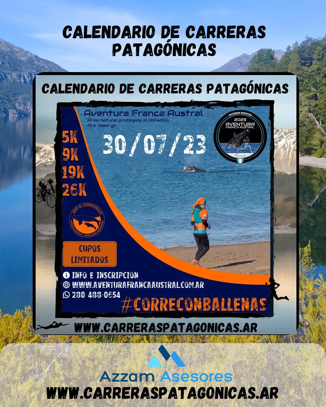 Flyer de AVENTURA FRANCA AUSTRAL 2023