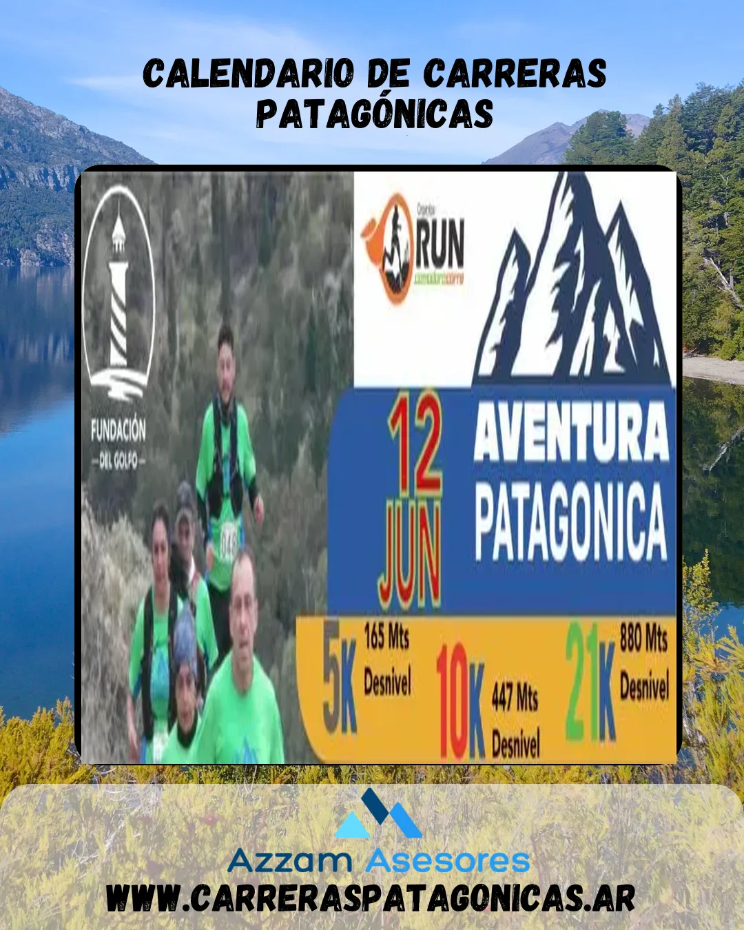 Flyer de AVENTURA PATAGONICA 2022