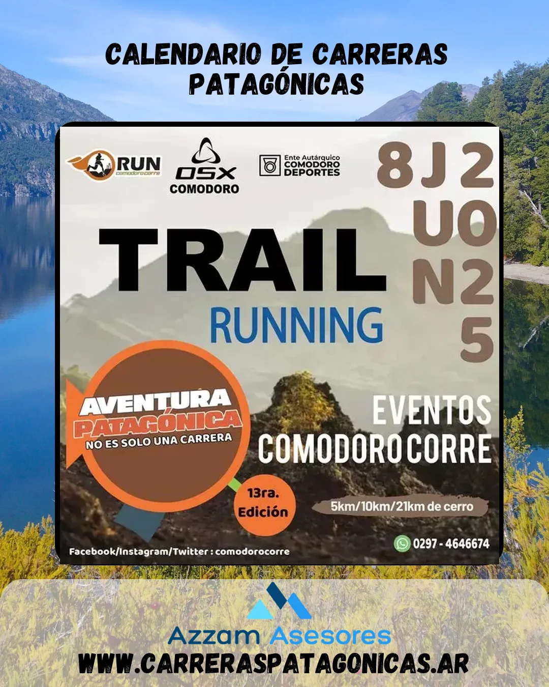 Flyer de AVENTURA PATAGONICA 2025