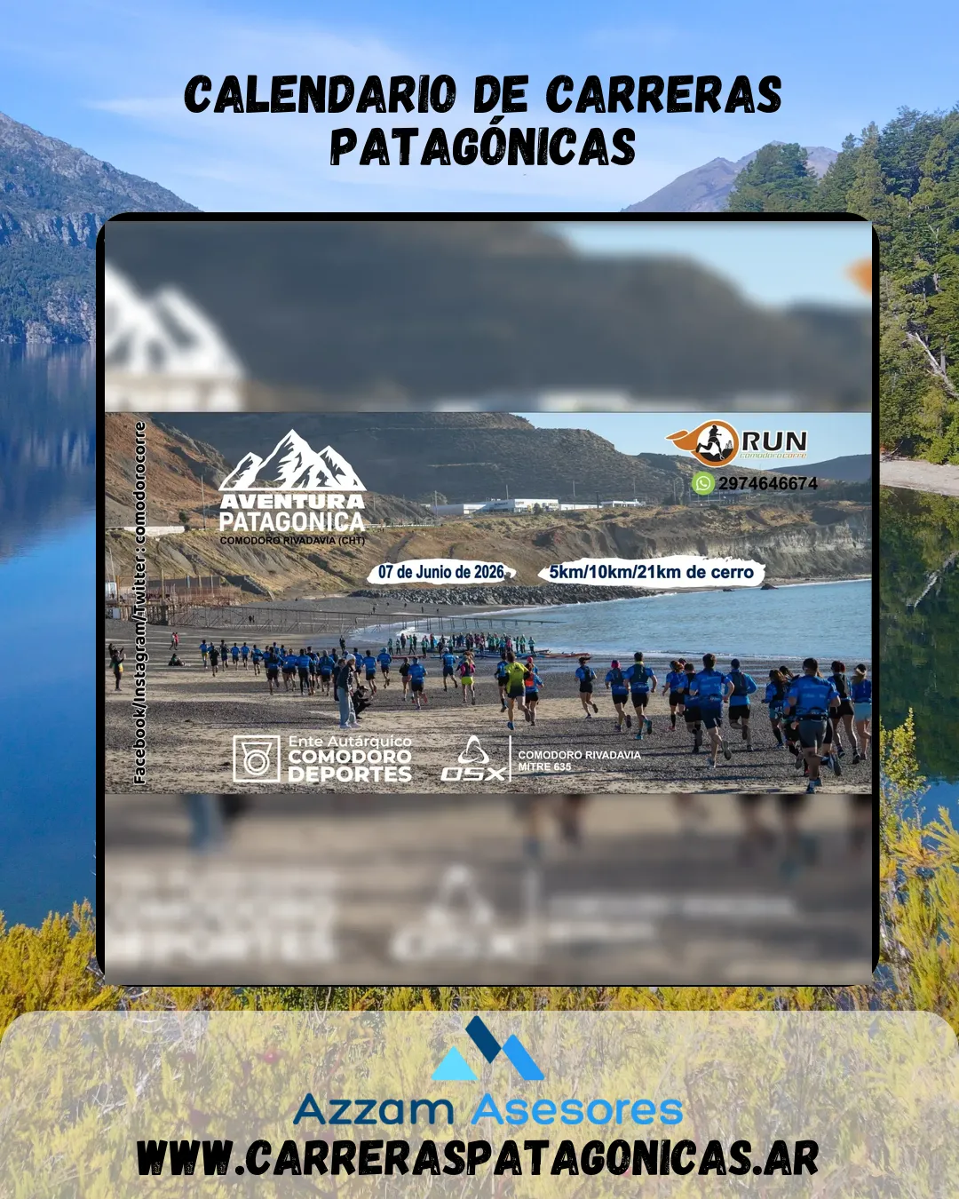 Flyer de AVENTURA PATAGONICA 2026