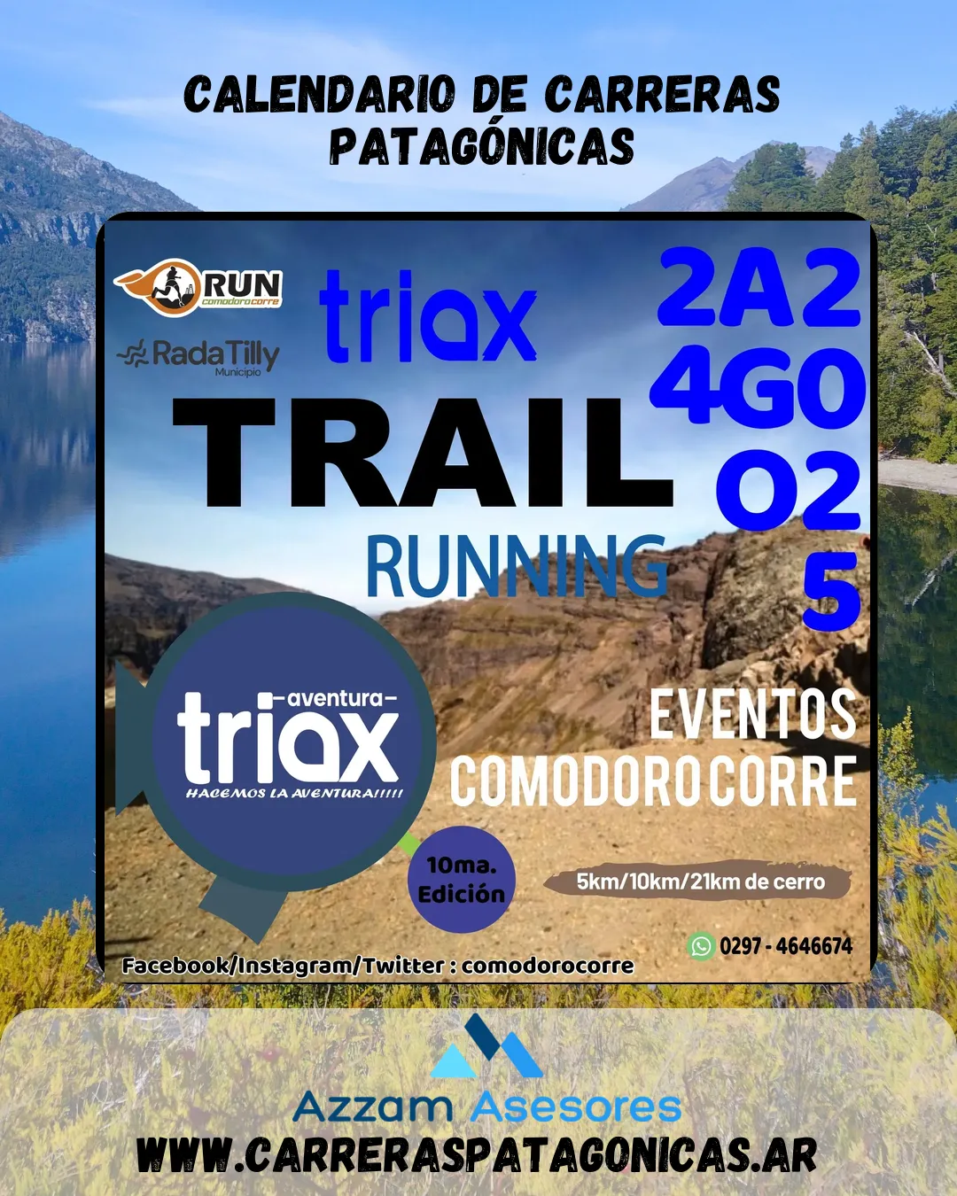 Flyer de Aventura Triax 2025