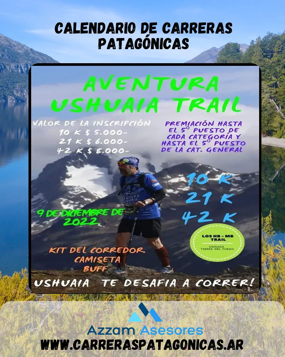 Flyer de AVENTURA USHUAIA TRAIL 2022