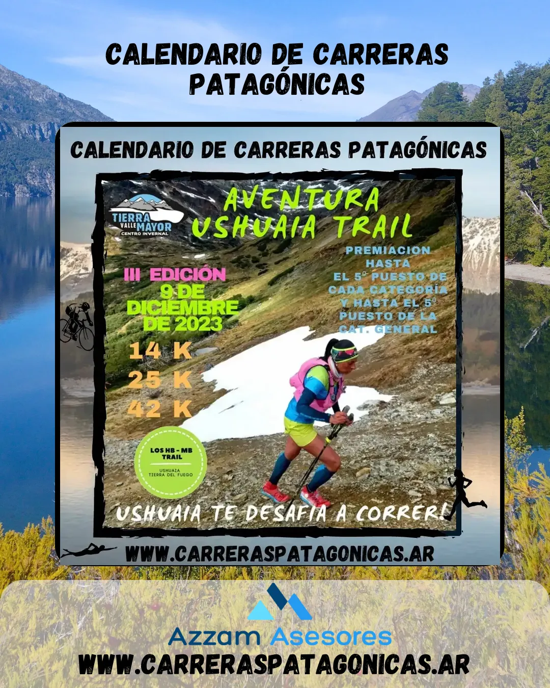 Flyer de AVENTURA USHUAIA TRAIL 2023