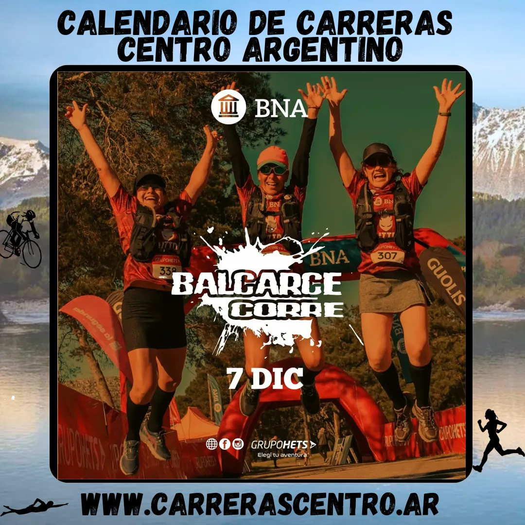 Flyer de Balcarce Corre 2025