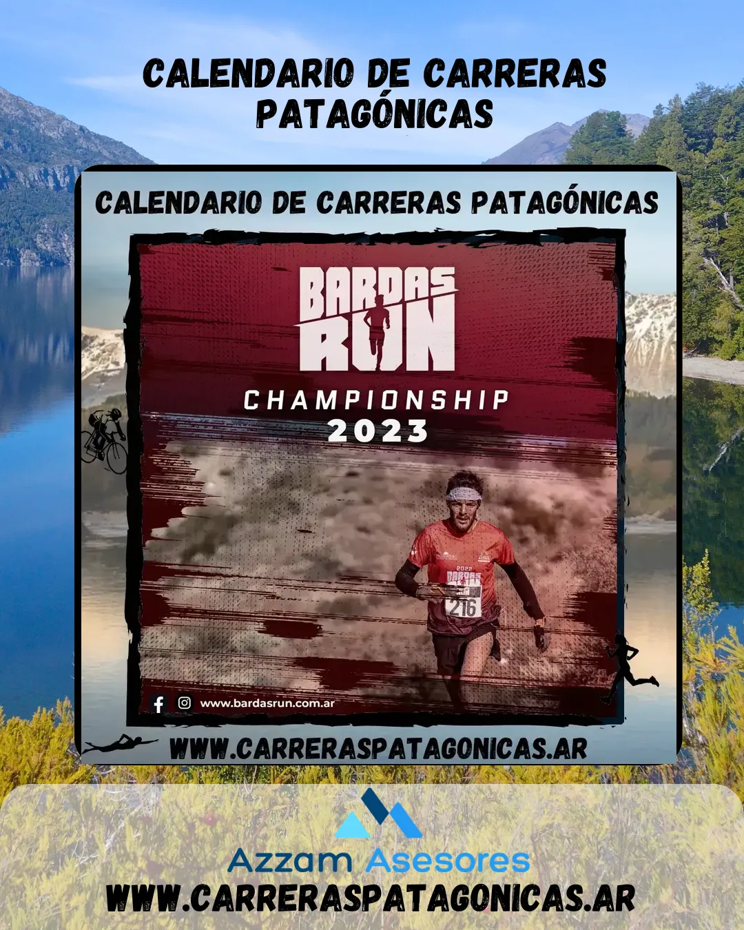 Flyer de Bardas Run Championship 2023