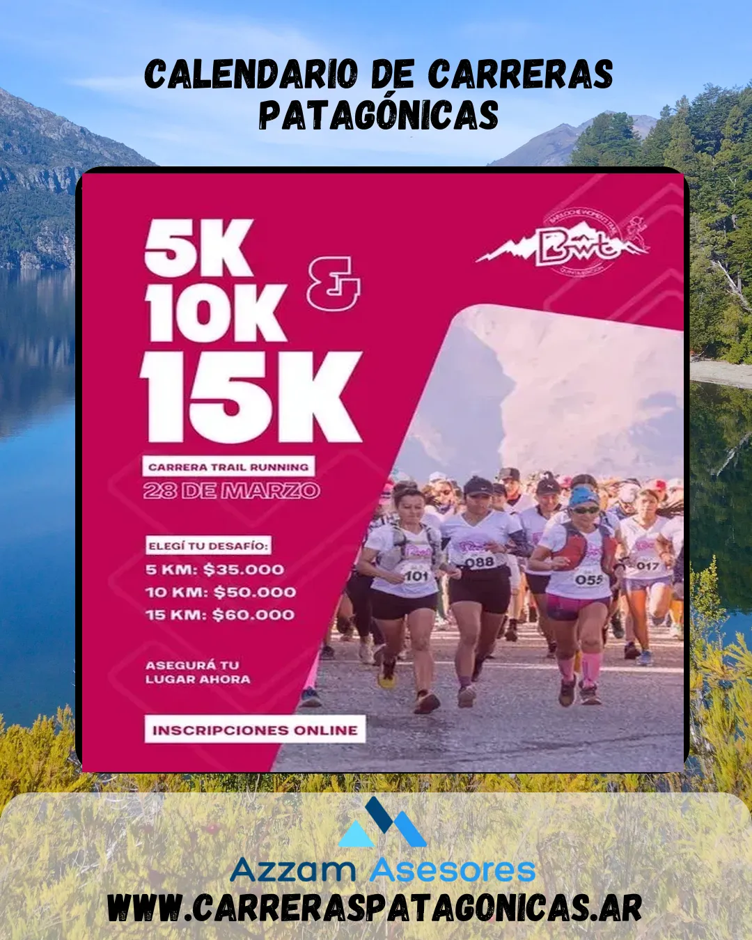 Flyer de Bariloche Women´s Trail 2026
