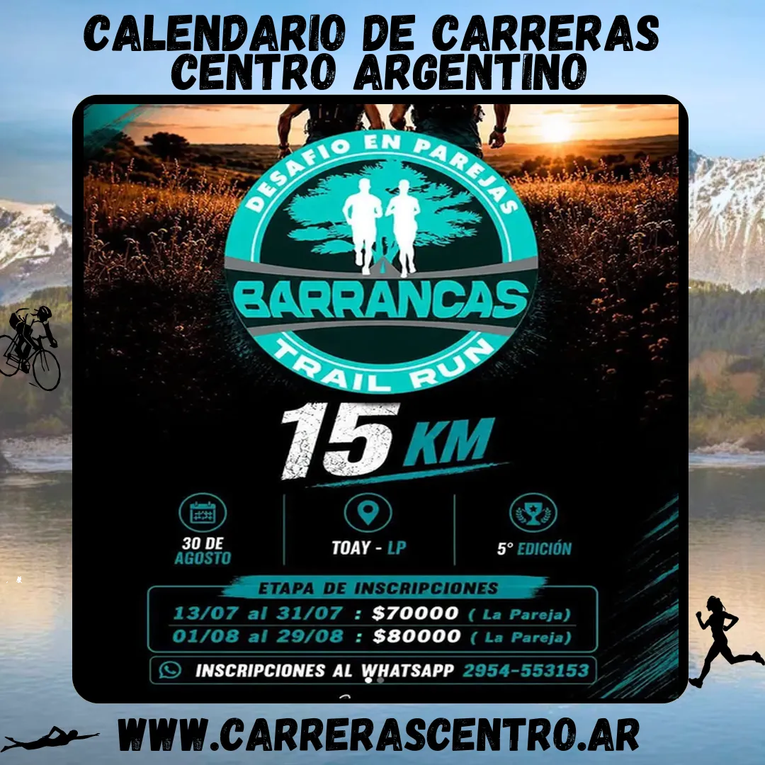 Flyer de DESAFÍO EN PAREJAS BARRANCAS 2026