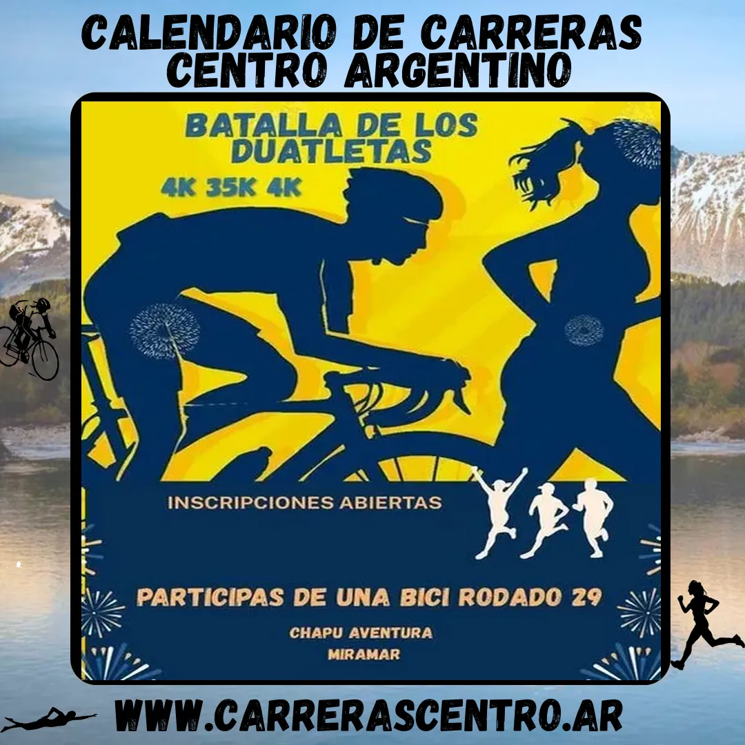 Flyer de Batalla de los Duatletas 2026