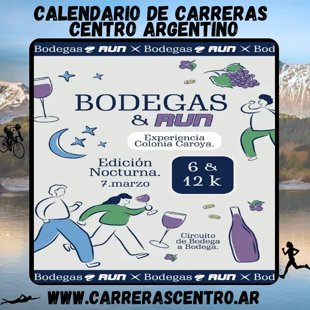 Flyer de Bodegas y RUN 2026