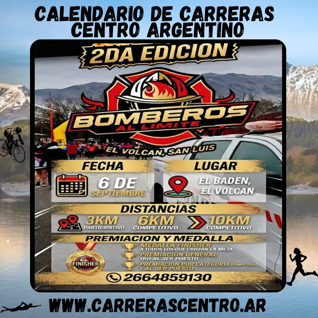 Flyer de BOMBEROS AL LIMITE 2026