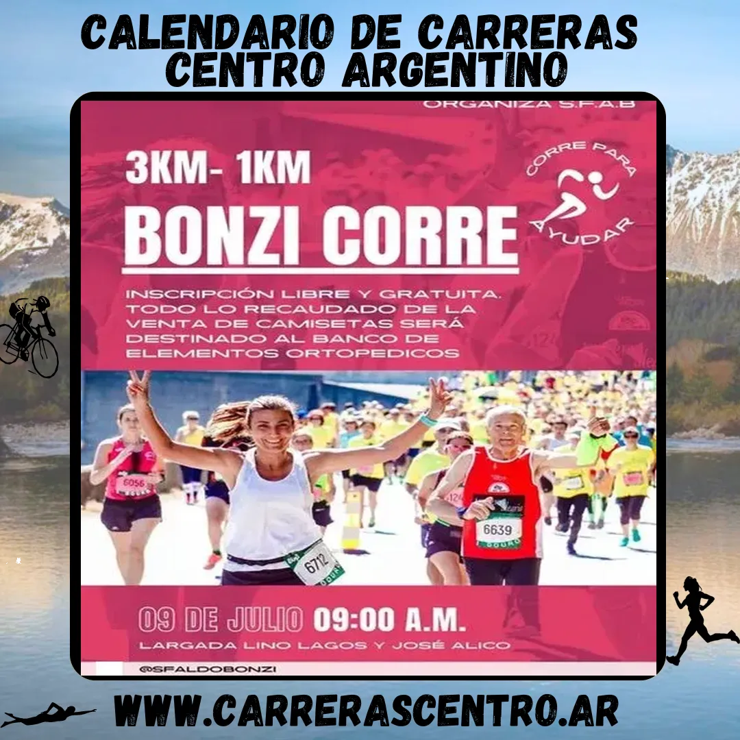 Flyer de Bonzi Corre 2025