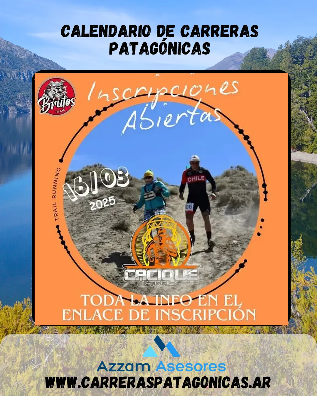 Flyer de Cacique Trail 2025
