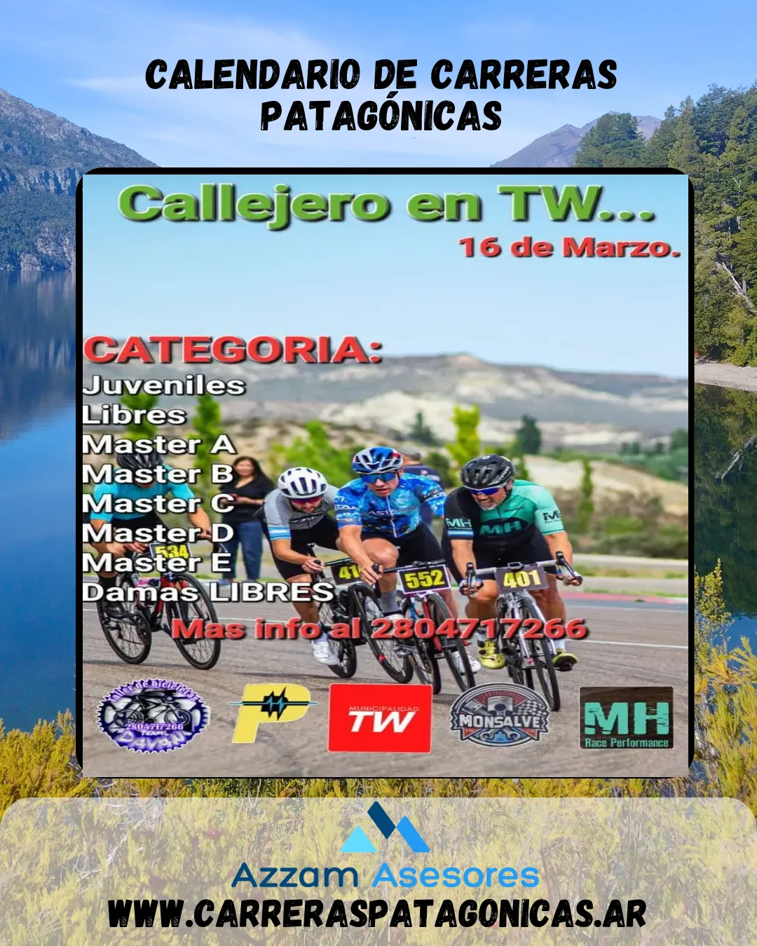 Flyer de Callejero en Trelew 2025