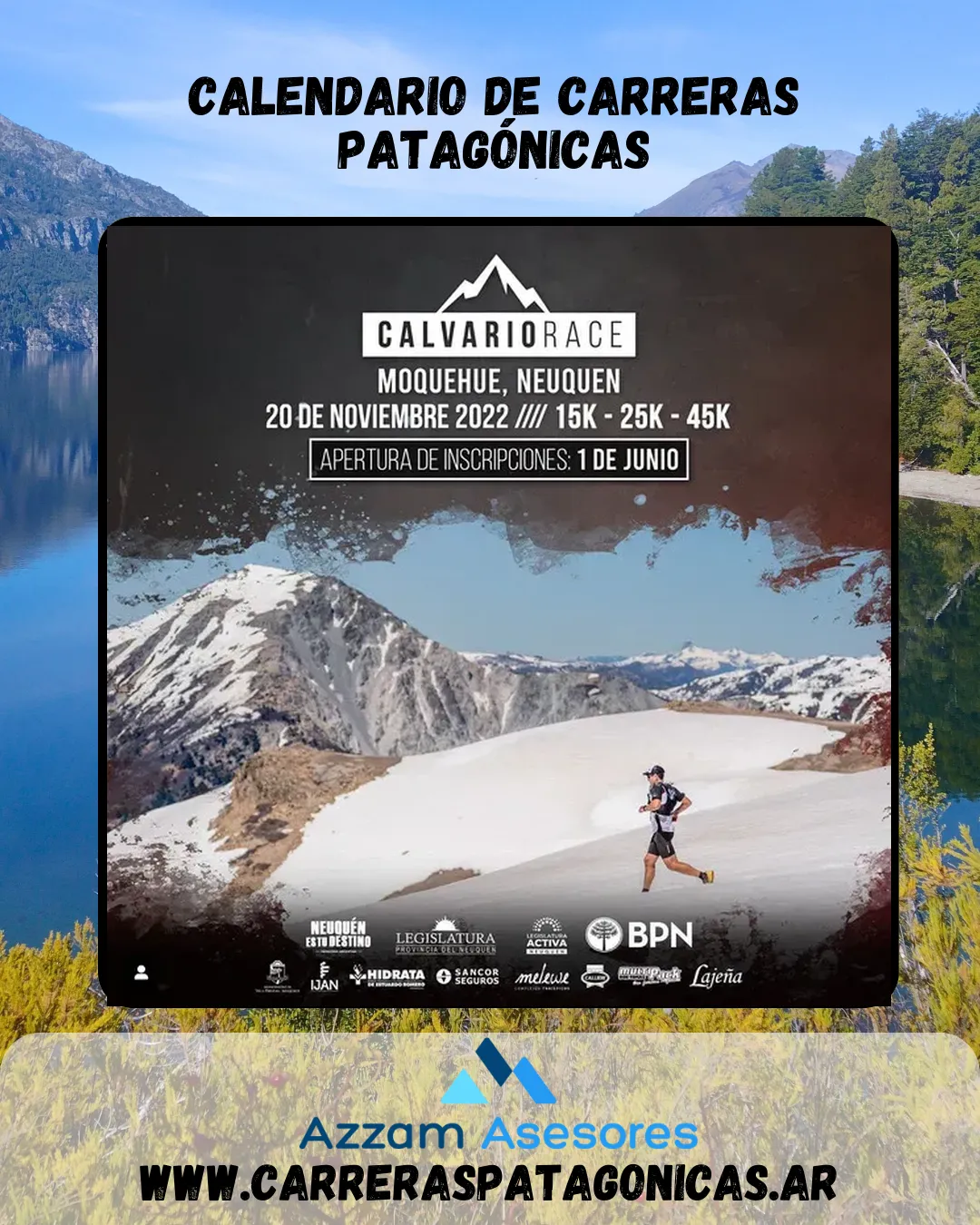 Flyer de CALVARIO RACE – MOQUEHUE 2022
