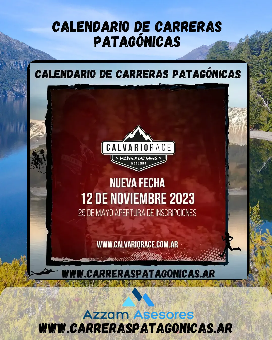Flyer de Calvario Race 2023