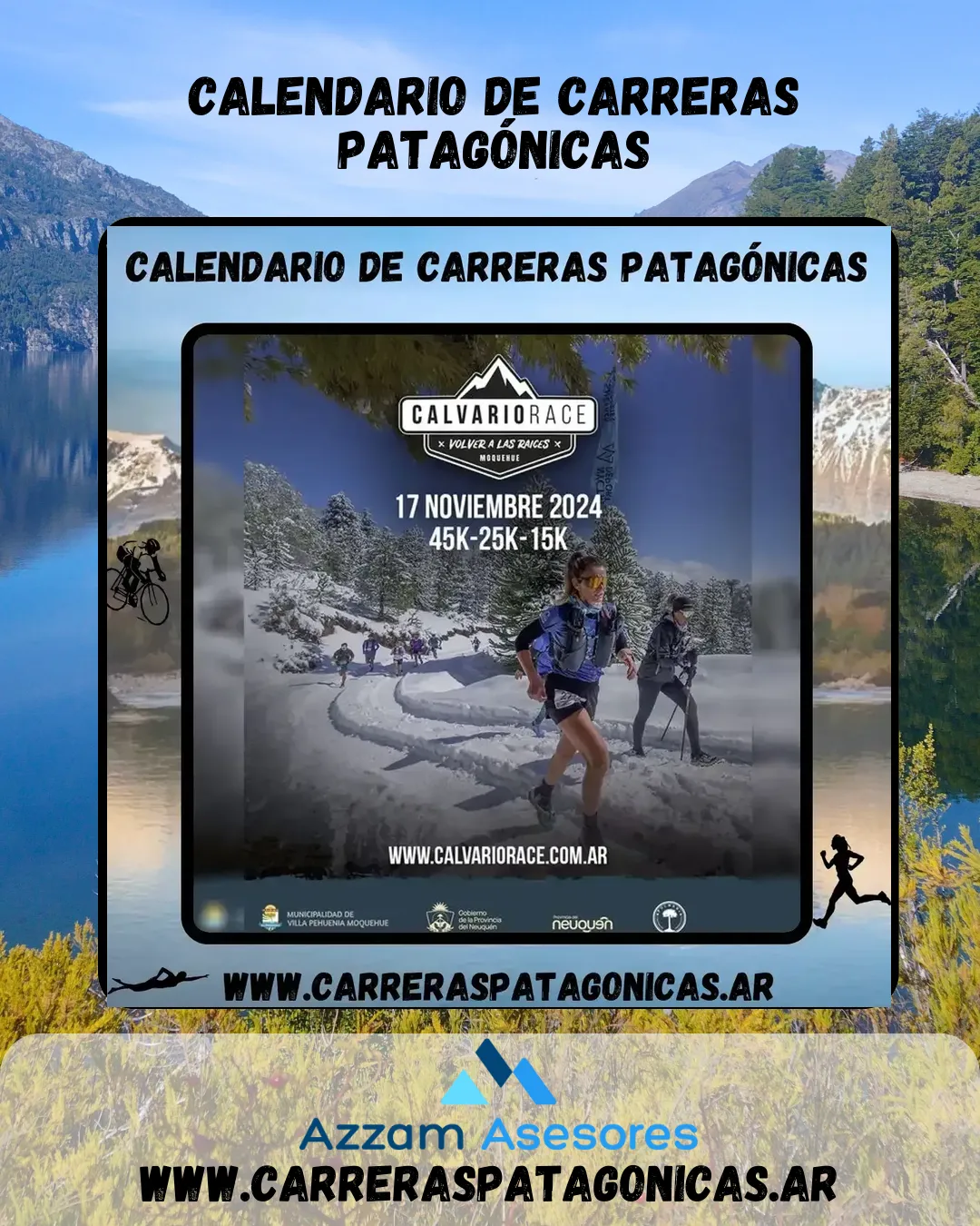 Flyer de Calvario Race 2024