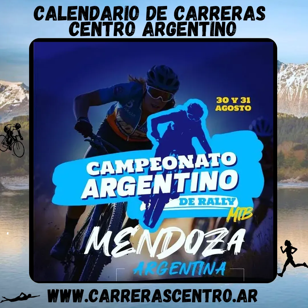Flyer de Campeonato Argentino de Rally – Mendoza 2025