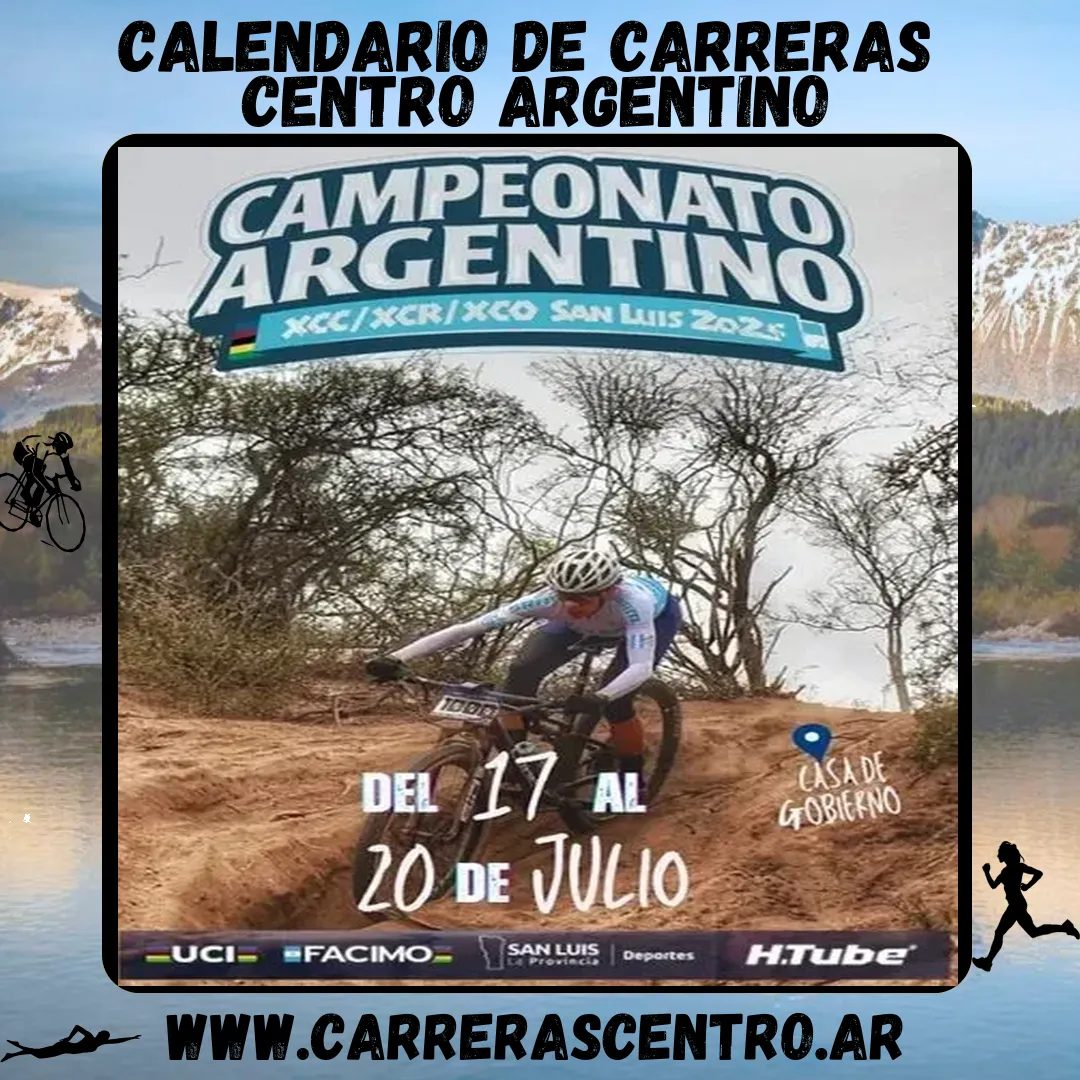 Flyer de Campeonato Argentino San Luis 2025