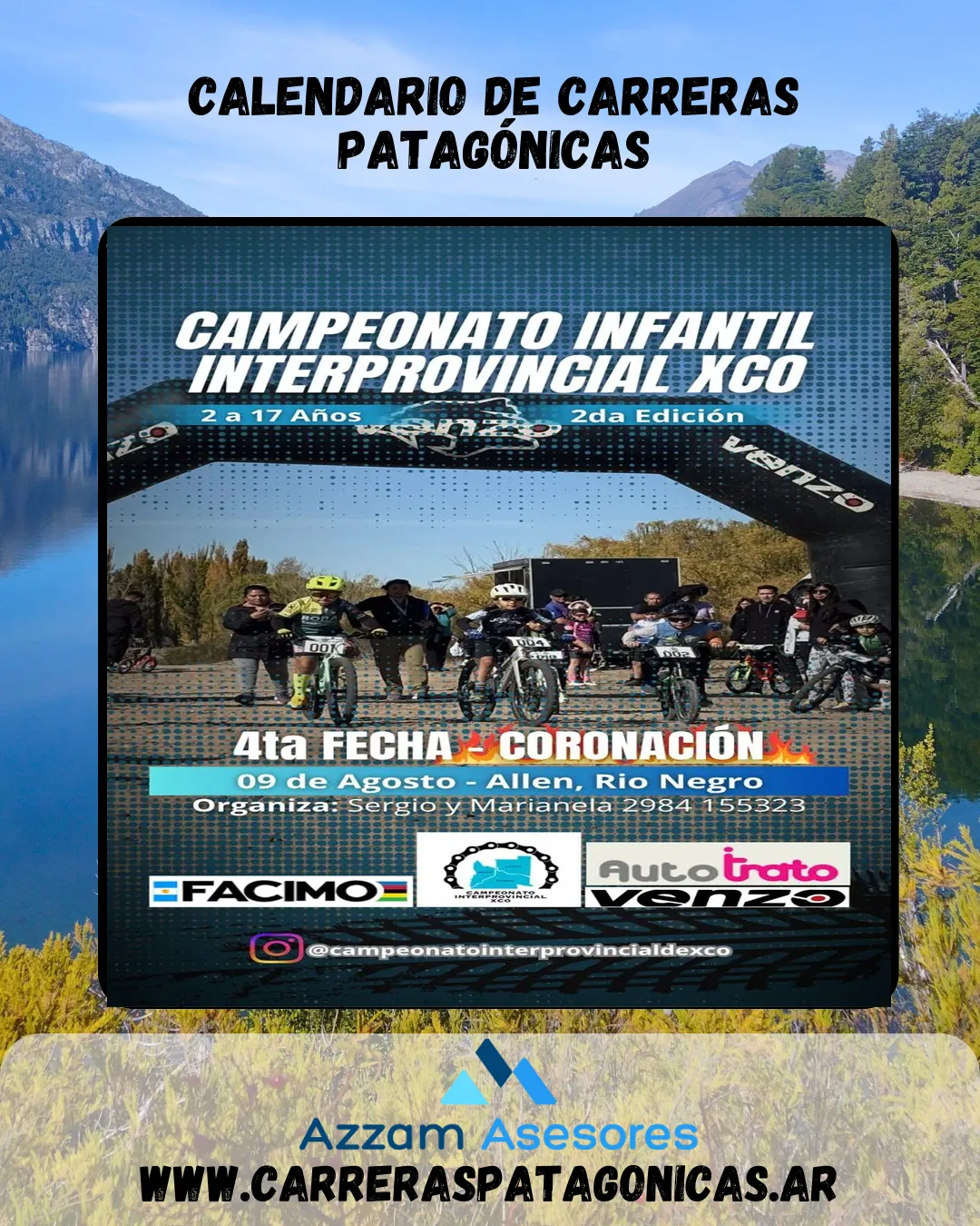 Flyer de 4 °Fecha y Coronación  Campeonato infantil Interprovincial 2026