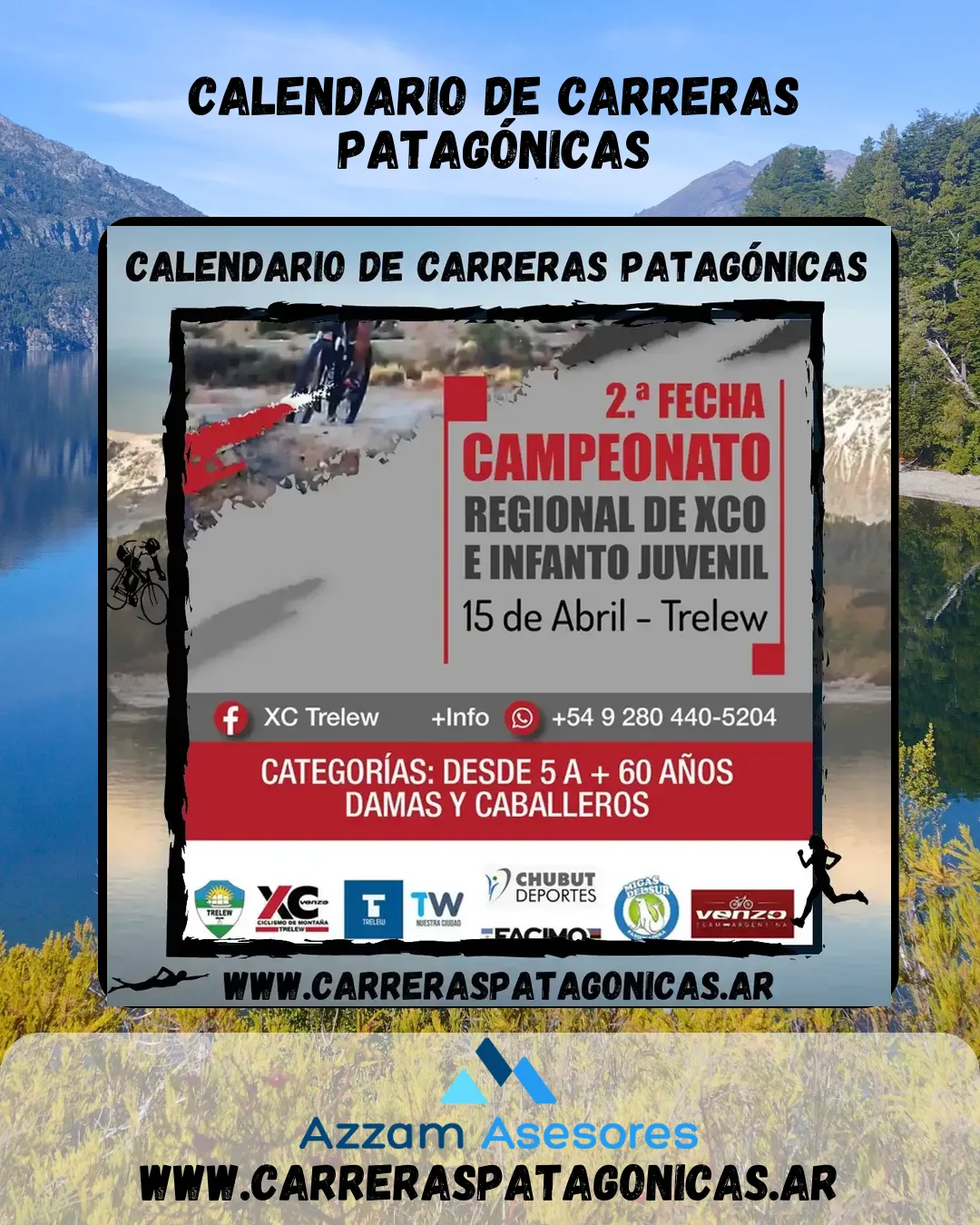 Flyer de Campeonato Regional de XCO 2023 – 2° Fecha 2023