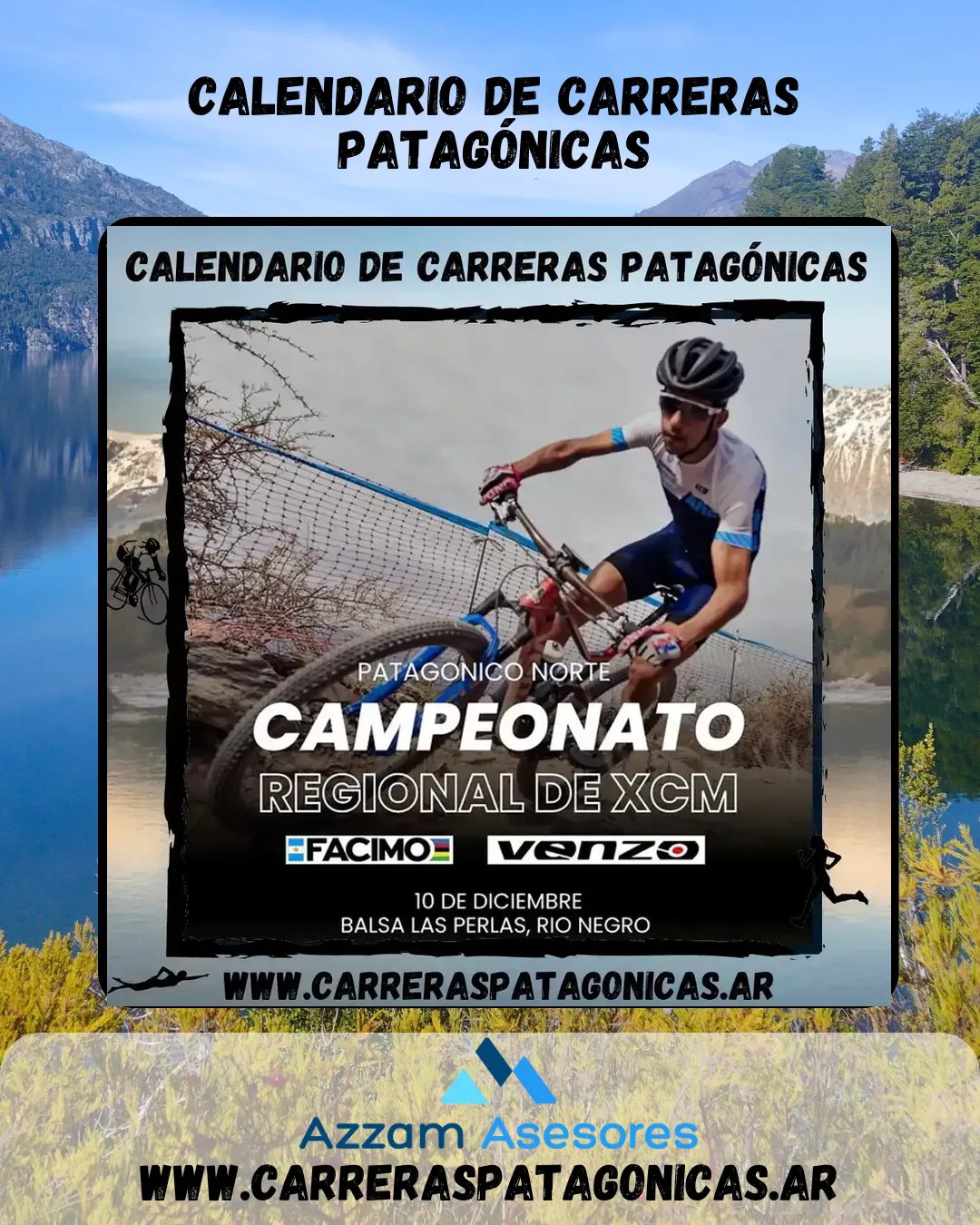 Flyer de Campeonato REGIONAL PATAGONIA NORTE XCM 2023