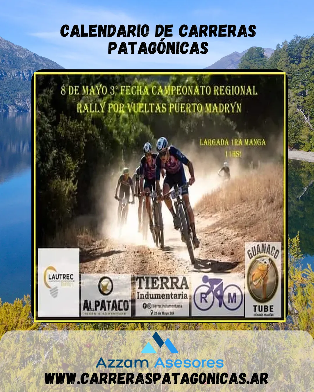 Flyer de CAMPEONATO REGIONAL RALLY POR VUELTAS 2022