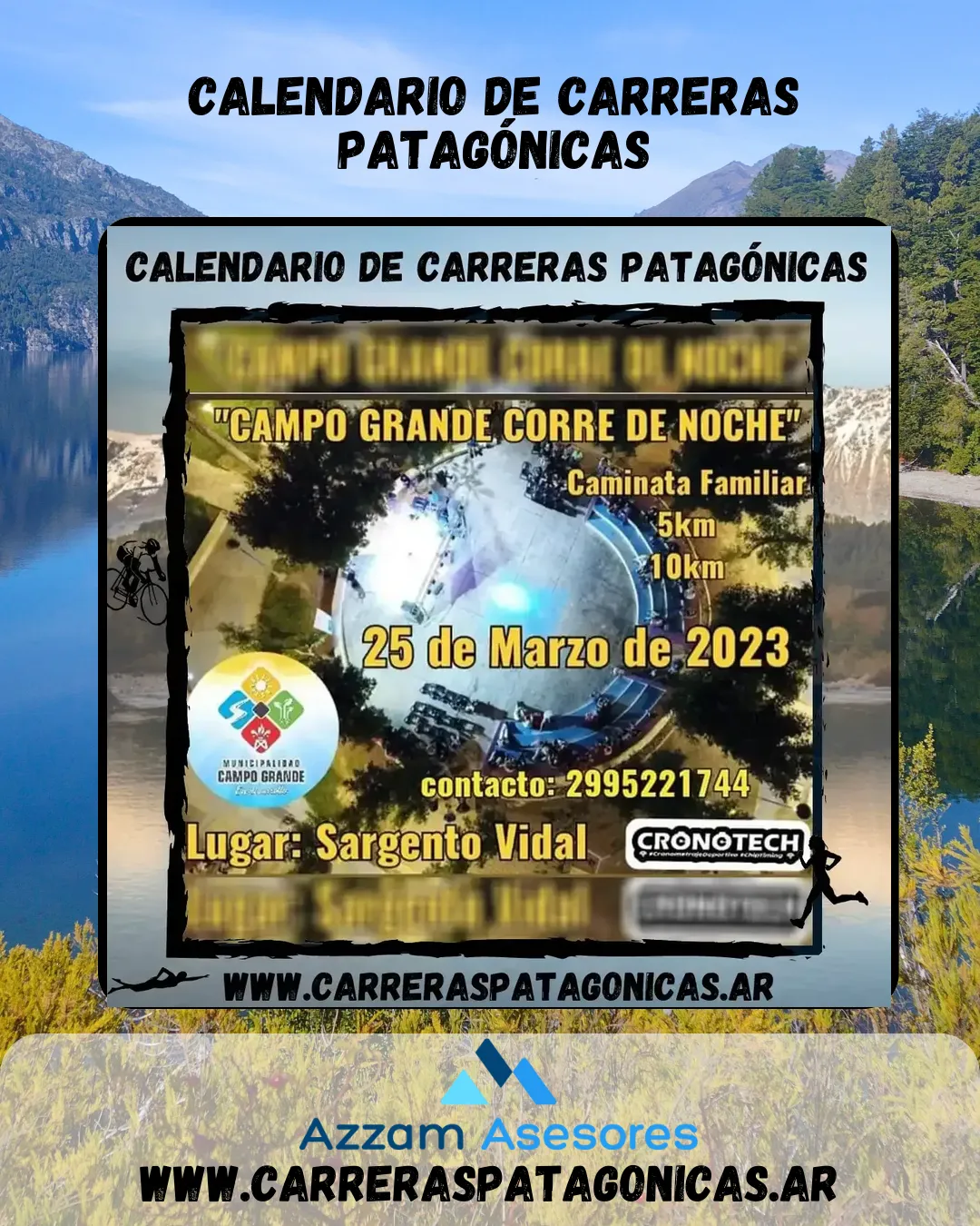 Flyer de Campo Grande Corre De Noche 2023