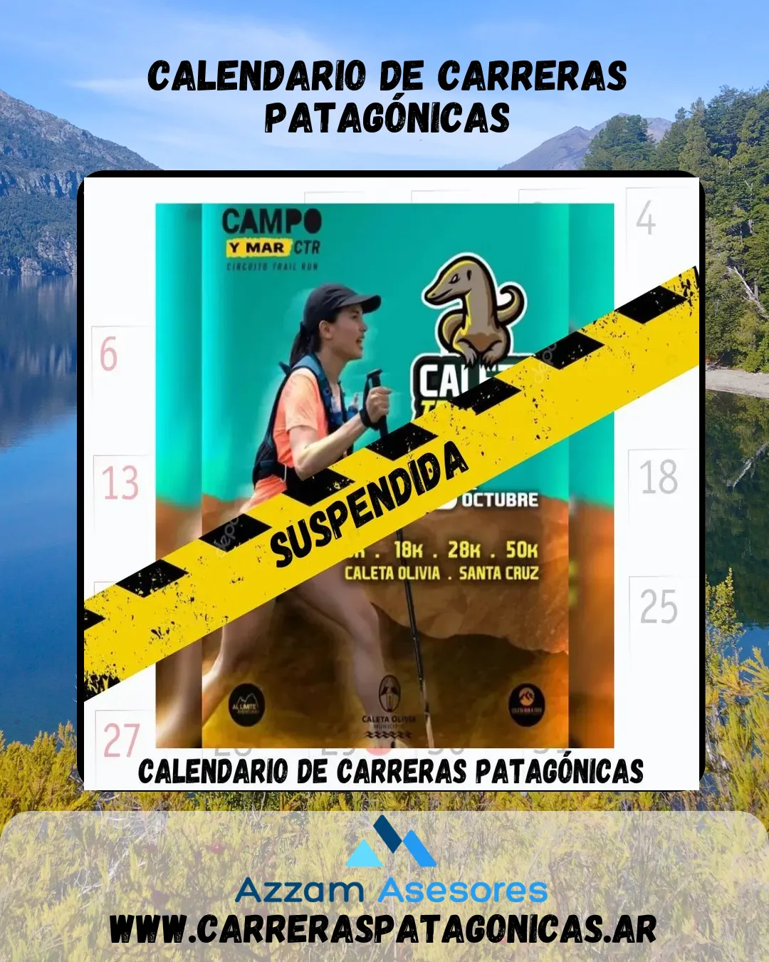 Flyer de Campo y Mar Trail Run 2022