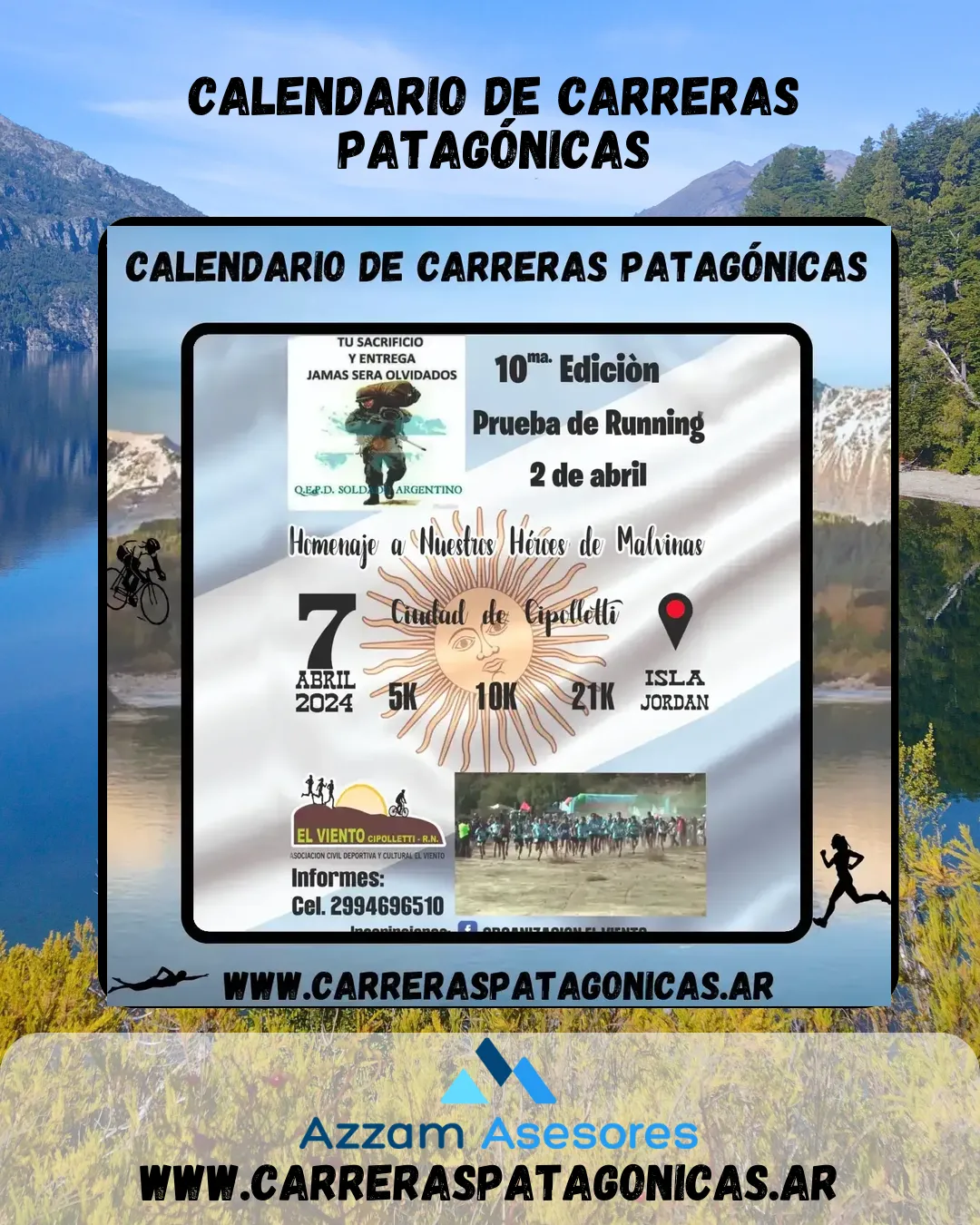 Flyer de Carrera 2 de Abril 2024