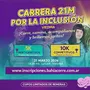 Flyer de Carrera 21M por la Inclusión 2026
