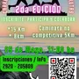 Flyer de Carrera 32 Aniversario Hospital Las Grutas 2025