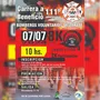 Flyer de Carrera a Beneficio de Bomberos Voluntarios Zárate 2024