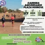 Flyer de Carrera Aniversario Plaza Huincul 2025