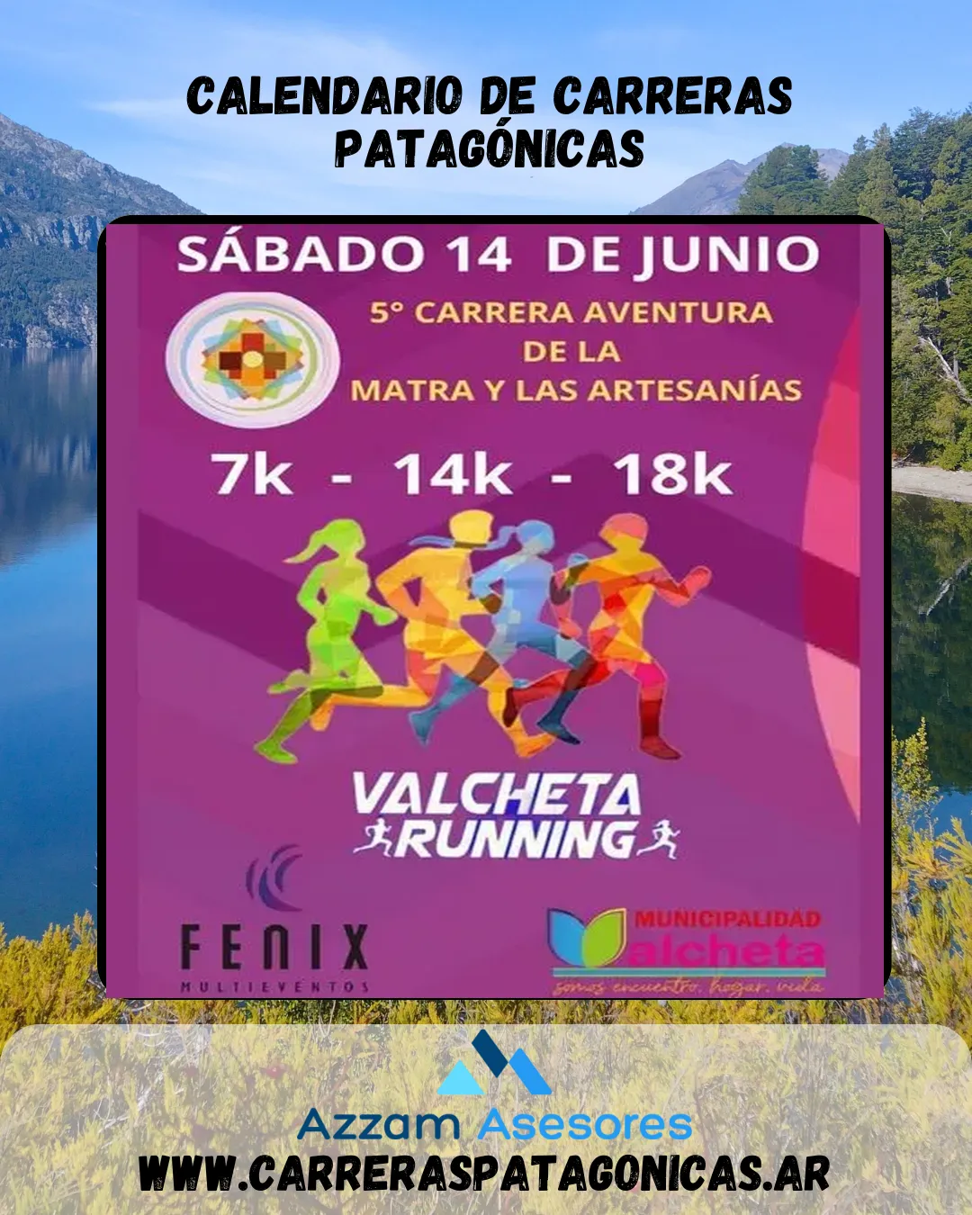 Flyer de Carrera Aventura de la Matra y las Artesanías 2025