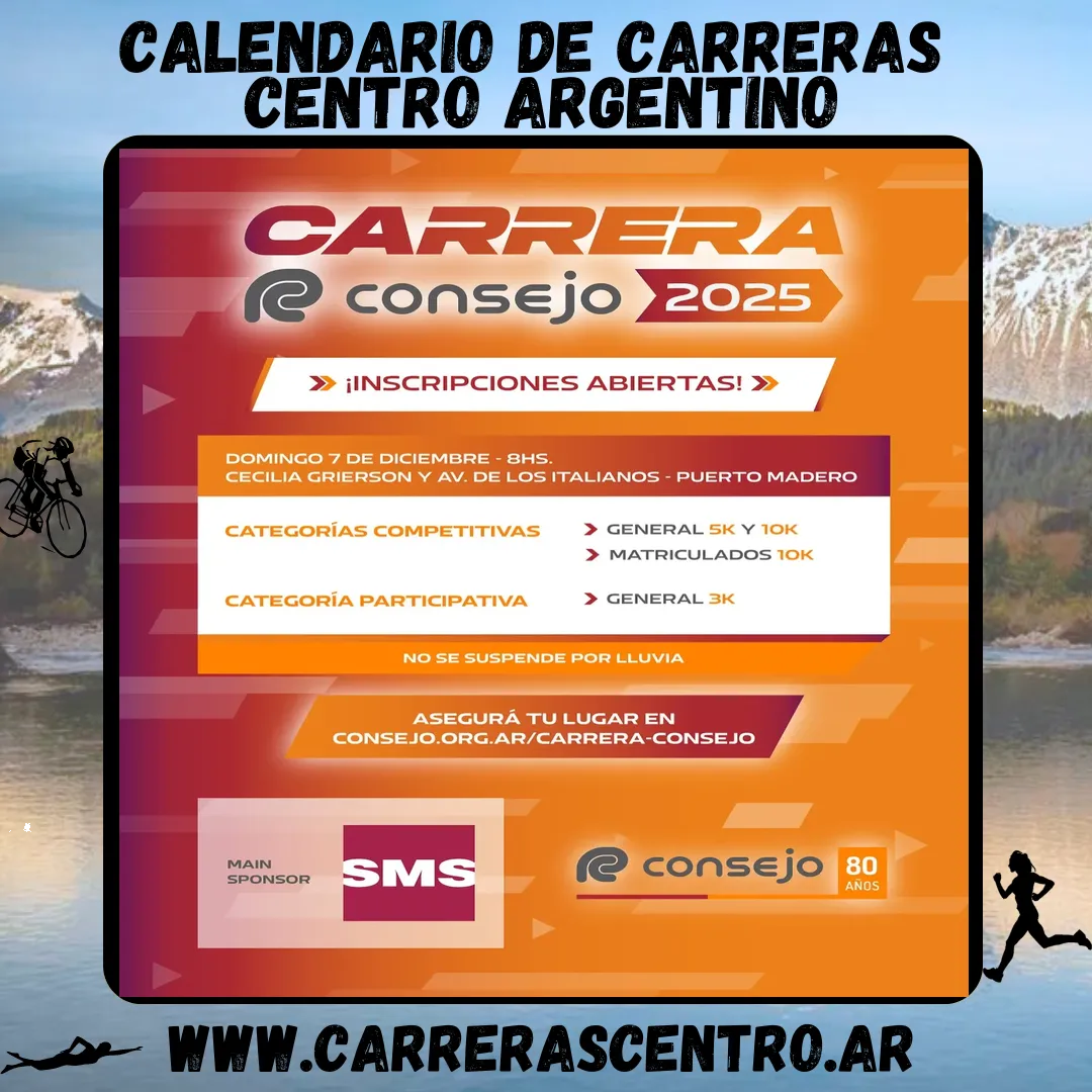 Flyer de Carrera Consejo 2025