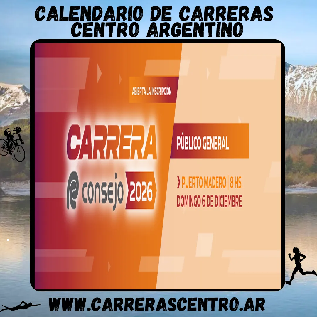 Flyer de Carrera Consejo 2026
