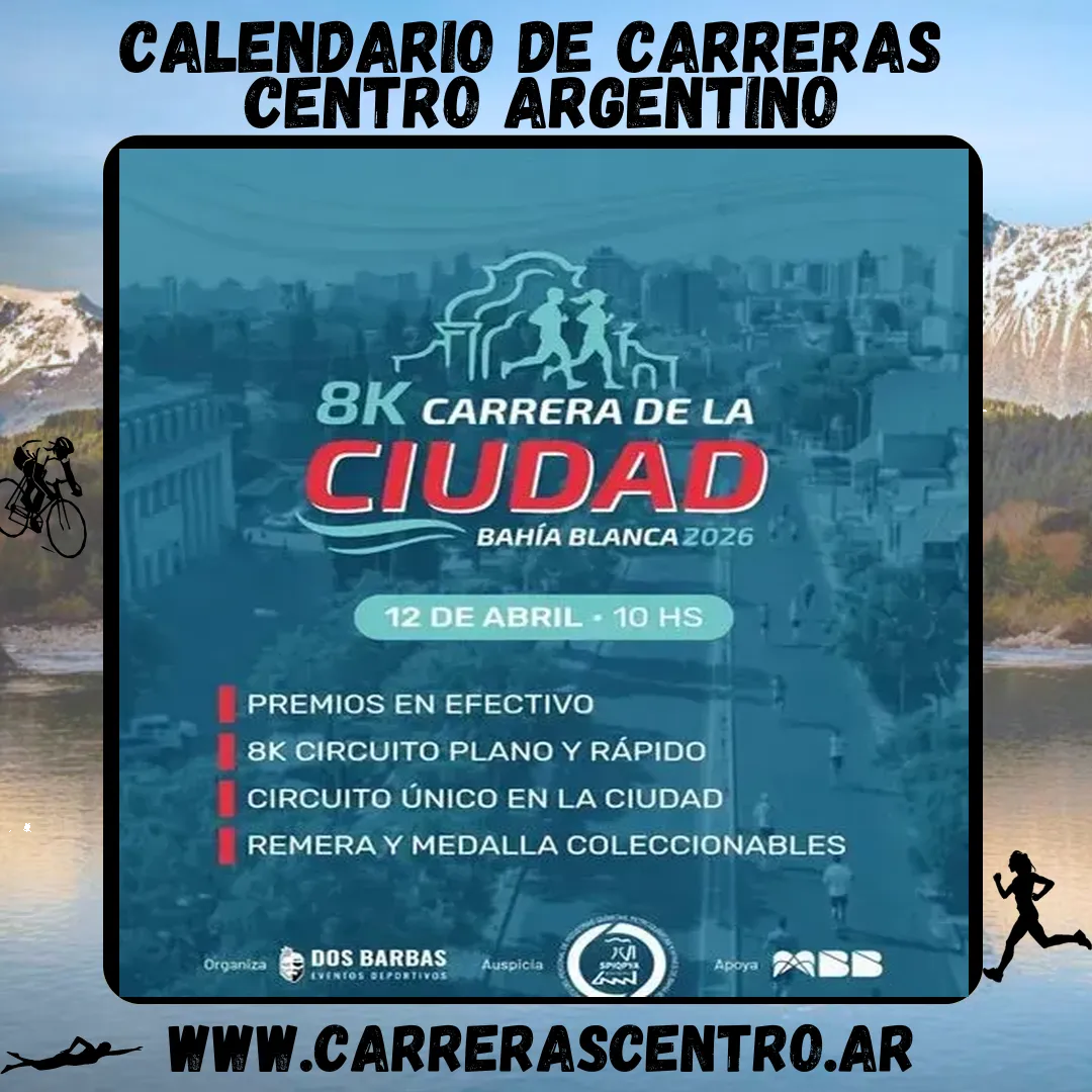 Flyer de Carrera de la Ciudad 2026