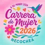 Flyer de Carrera de la Mujer Necochea 2026