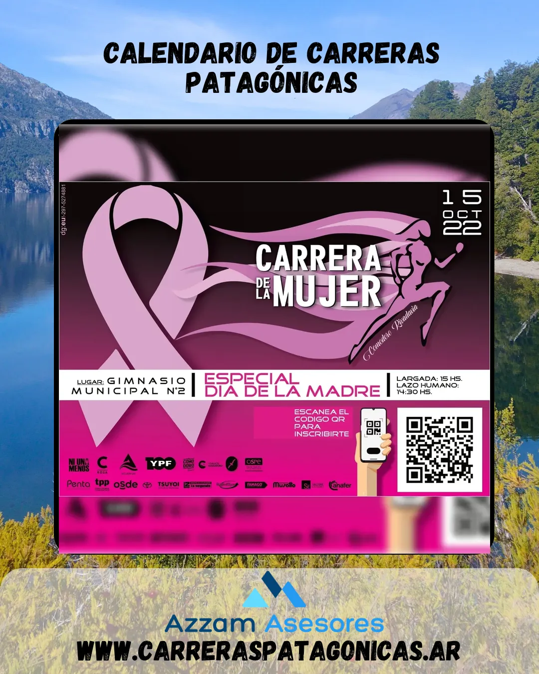 Flyer de Carrera de la Mujer 2022