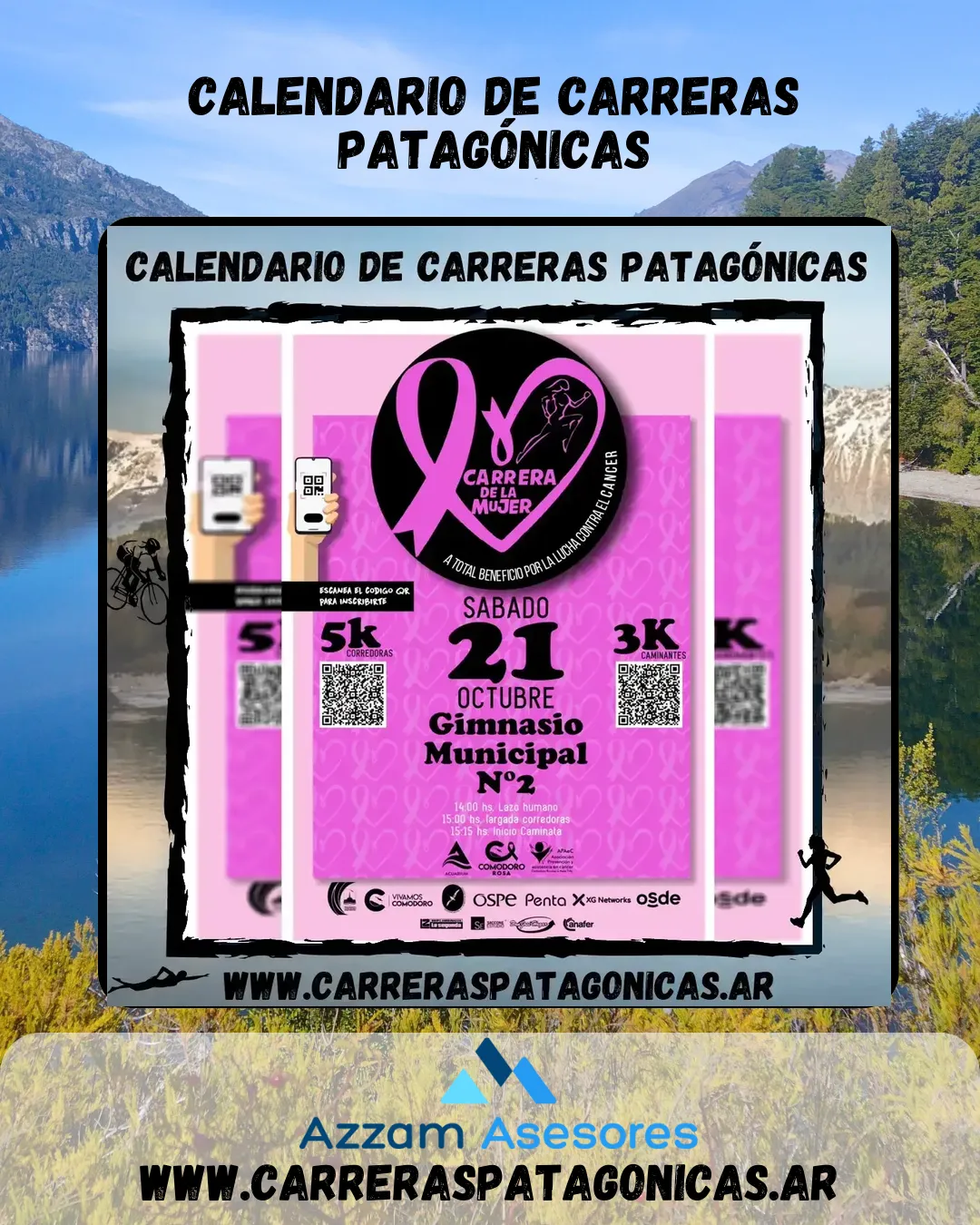 Flyer de Carrera de la Mujer 2023