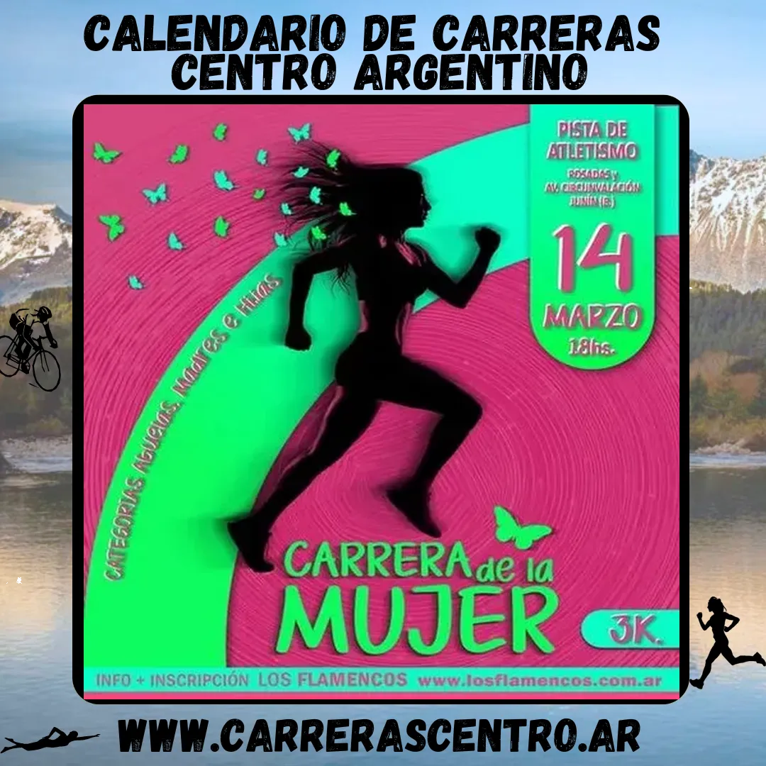 Flyer de Carrera de la Mujer 2026