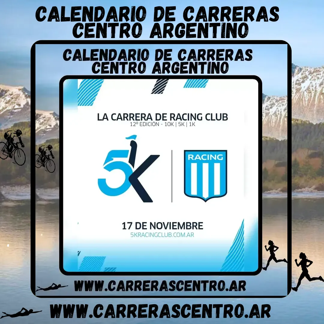 Flyer de Carrera de Racing Club 2024