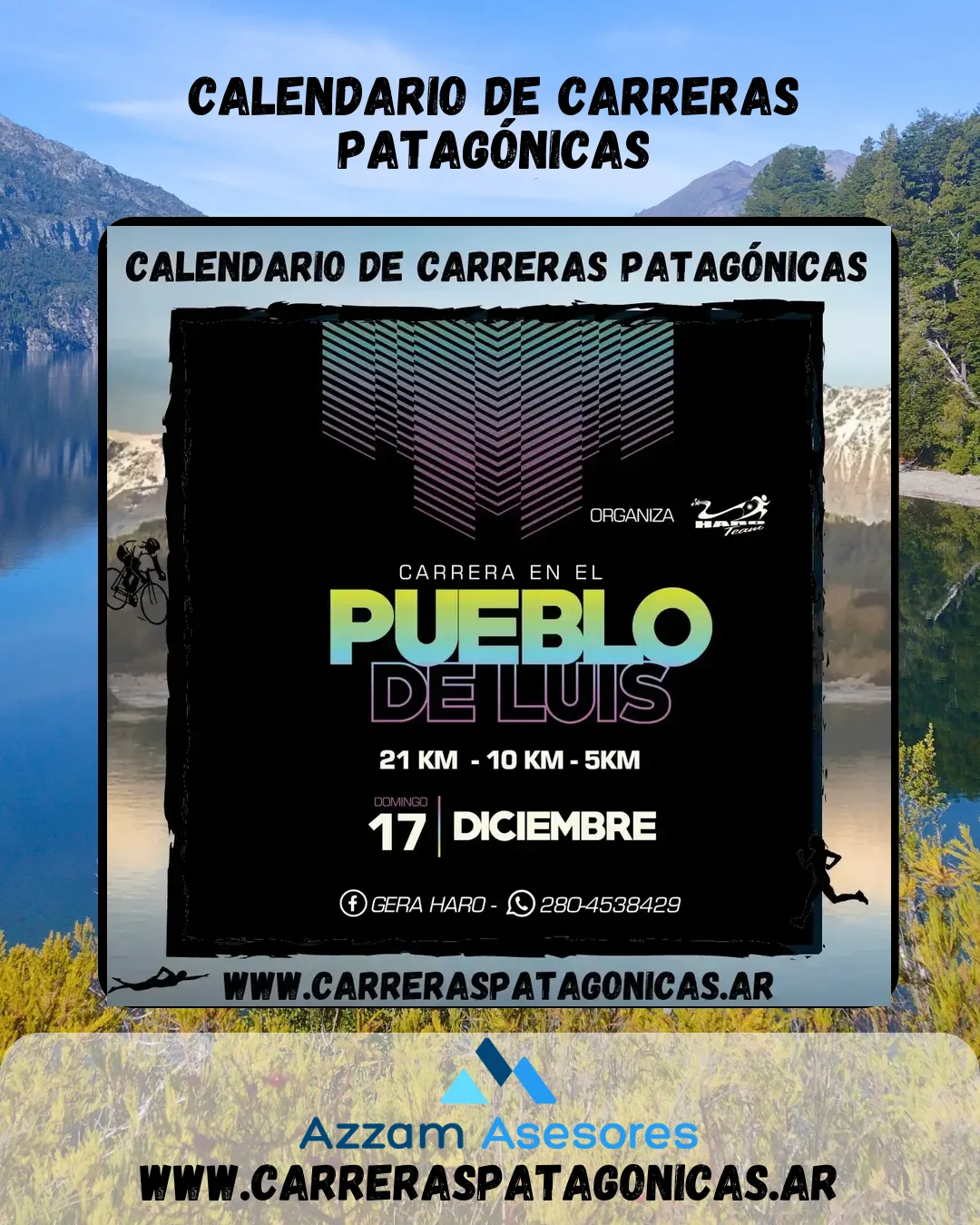 Flyer de Carrera en el Pueblo de Luis 2023