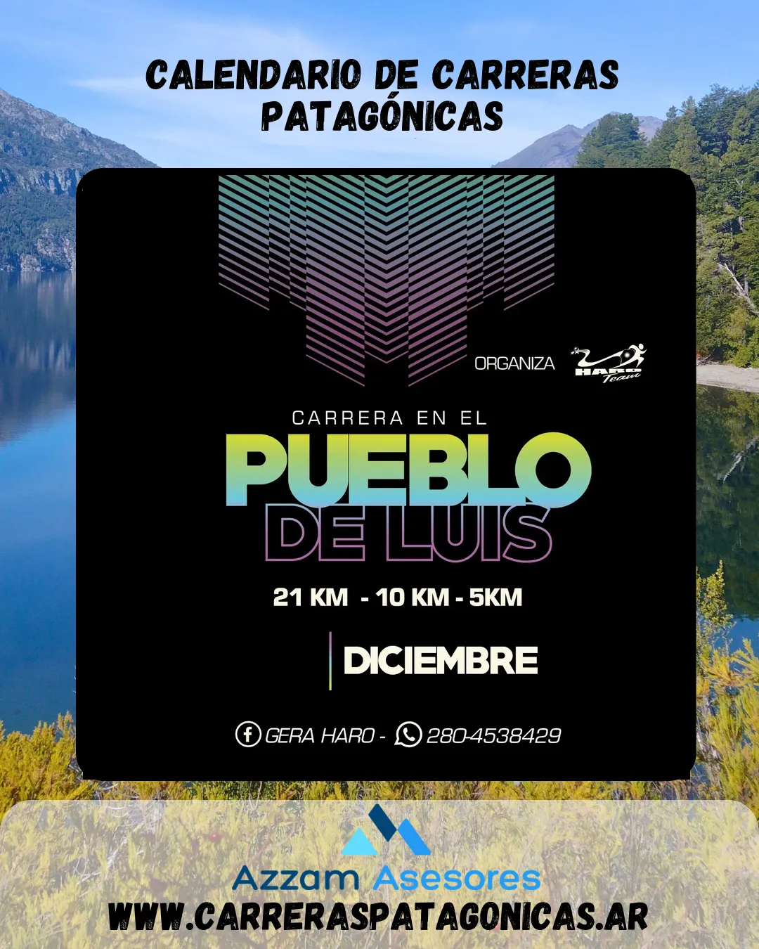 Flyer de Carrera en el Pueblo de Luis 2024