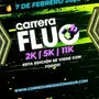 Flyer de Carrera Fluo 2026