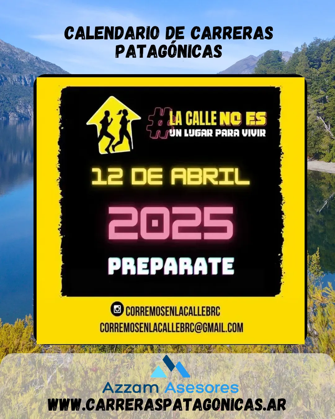 Flyer de Carrera La Calle NO es un Lugar para Vivir 2025